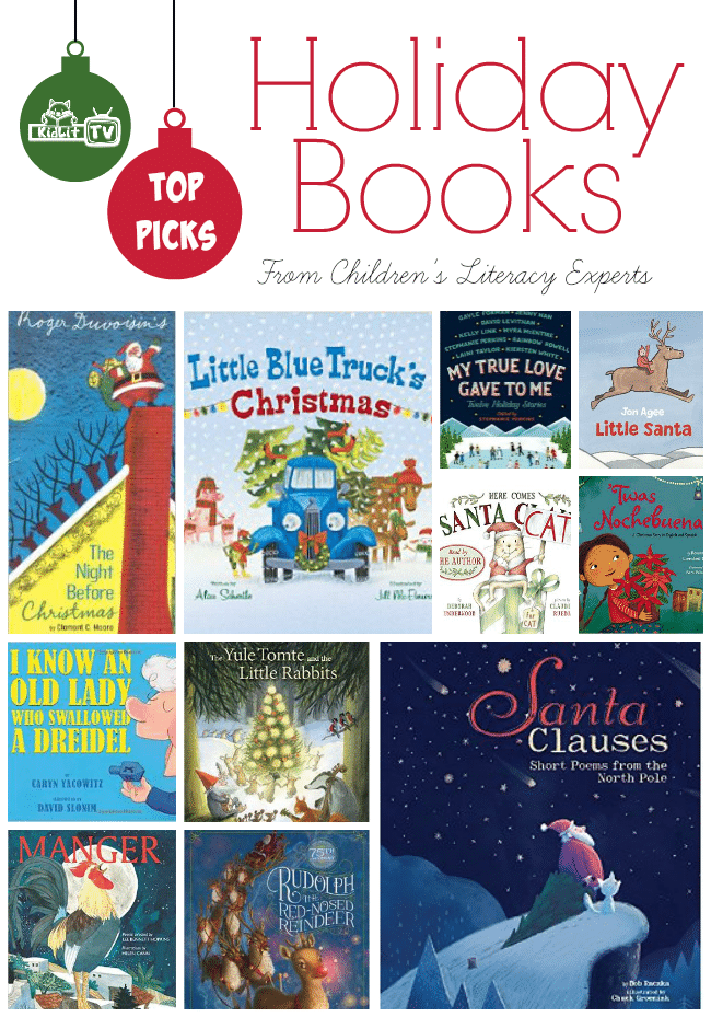 Top Holiday Books for 2014 featured at KidLitTV Holiday Special