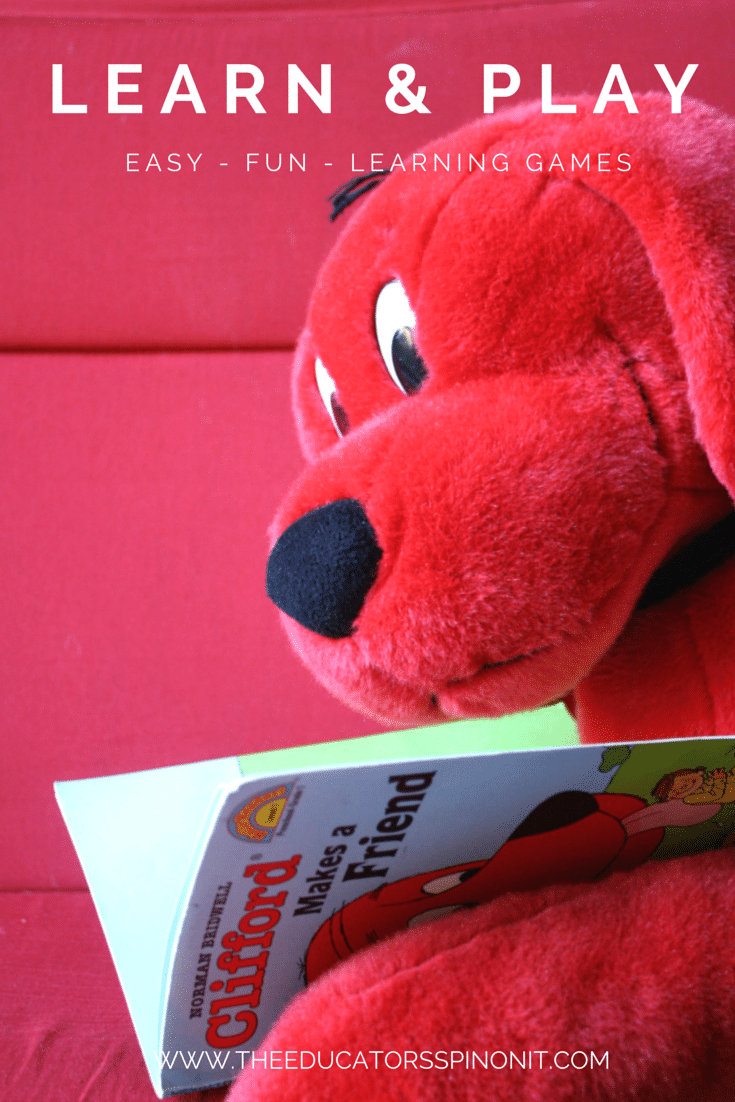 EASY Play and Learn Clifford games: No prep needed.  Just read - then do!