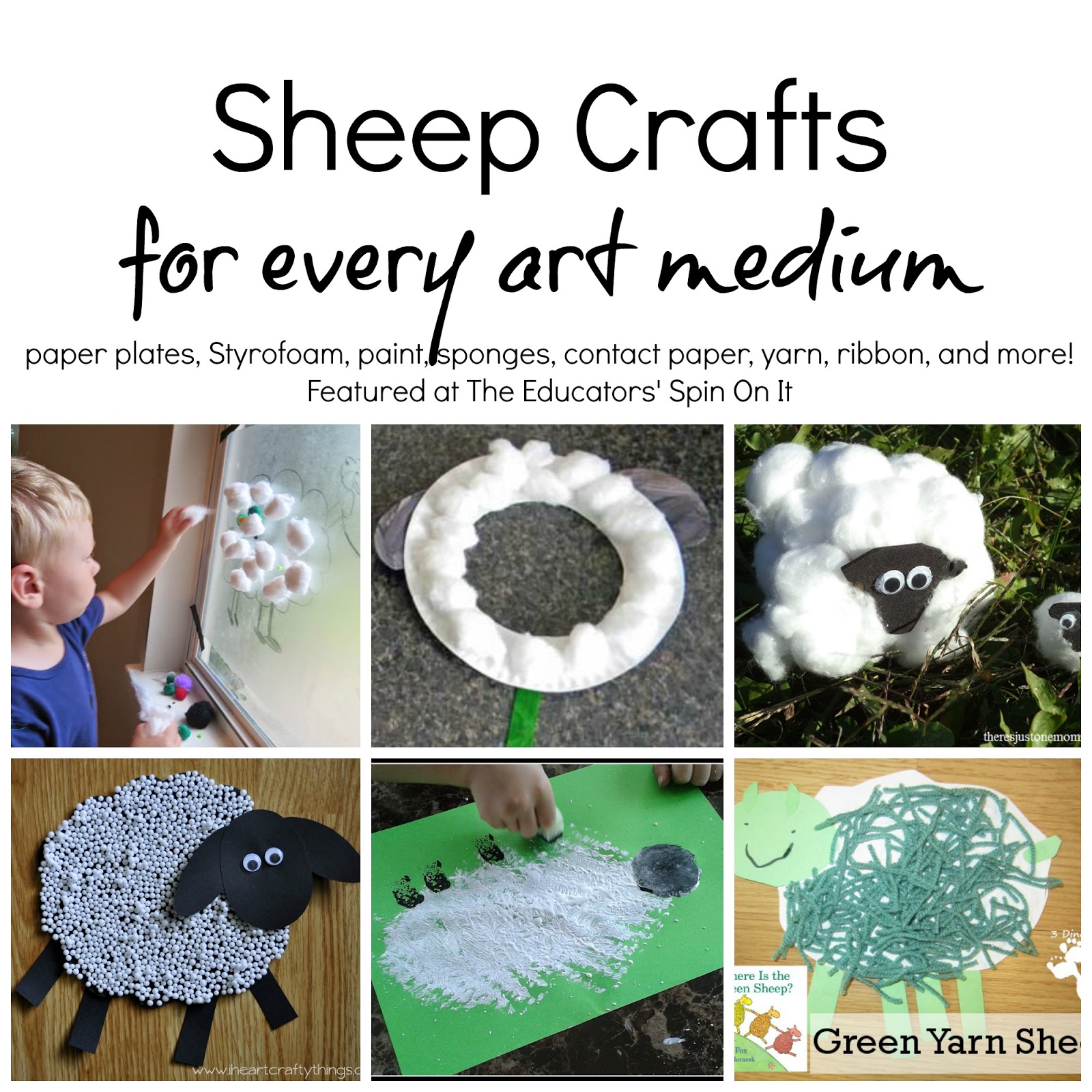Sheep Crafts - The Educators' Spin On It