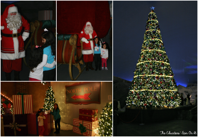 Explore SeaWorld's Christmas Celebration with a family a 4. A must-do experience for the holiday season to visit the Polar Express and Santa 