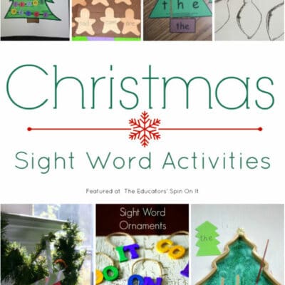 Christmas Themed Sight Word Activities