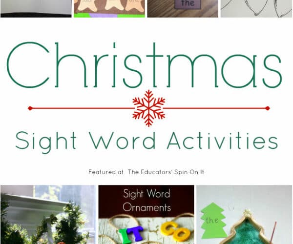 Christmas Sight Word Activities for Kids