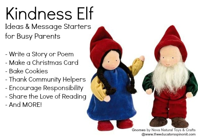 Kindness Elf Ideas for Busy Parents - The Educators' Spin 