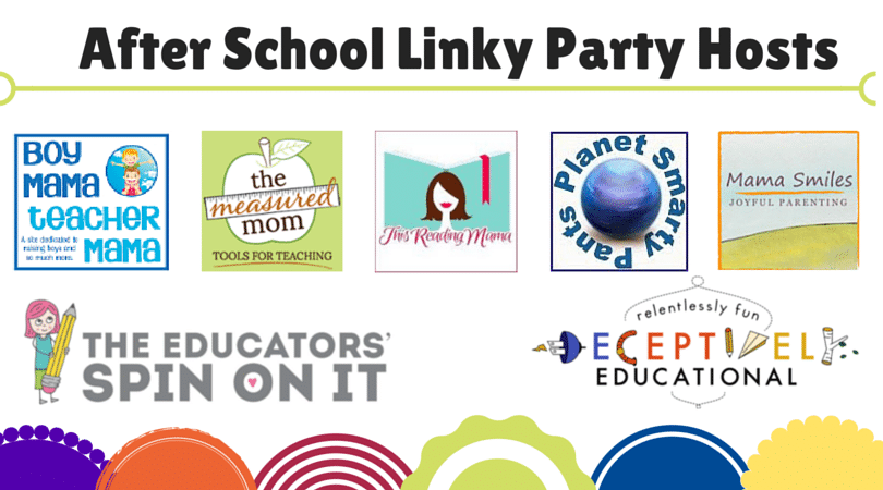 6 Blogs sharing Activities for School Ages each week at the After School Linky Party. Join Us! 
