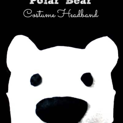 Polar Bear Costume Headband for Kids