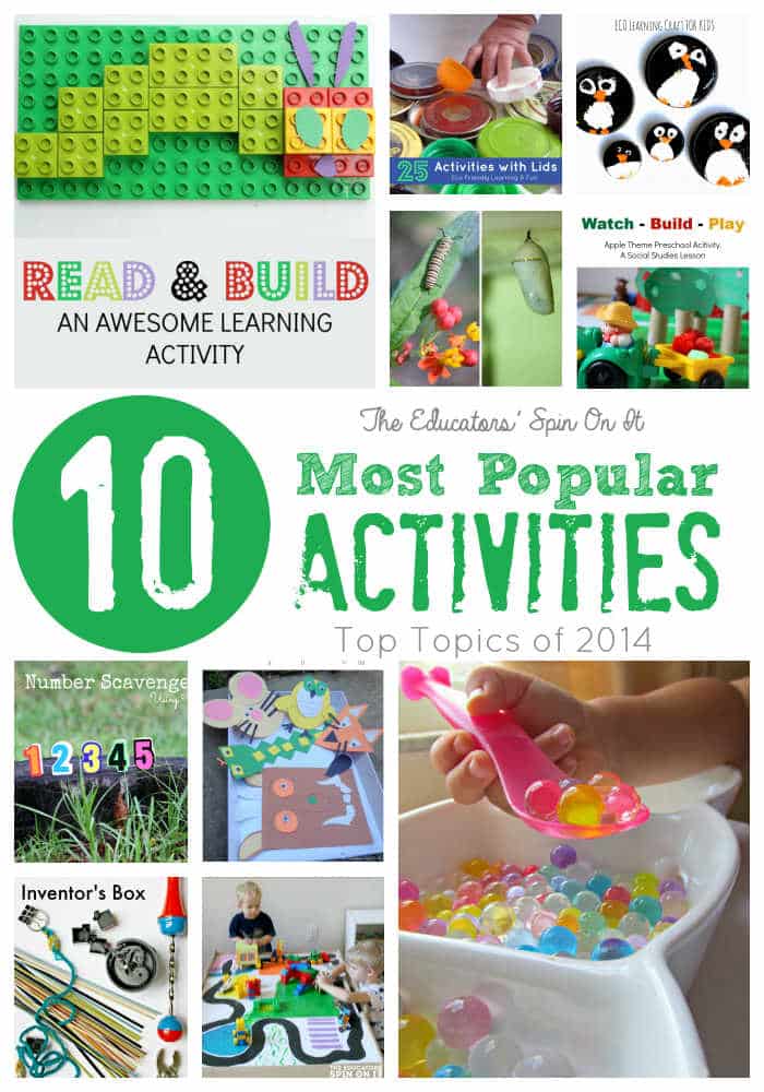 Top 10 Most Popular Topics of 2014 at The Educators Spin On It