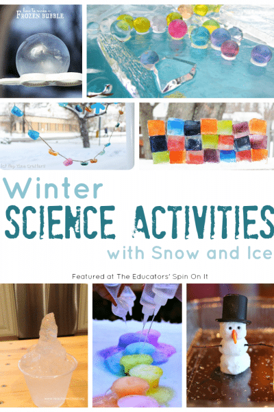 Winter Science Activities for Kids with Snow and Ice