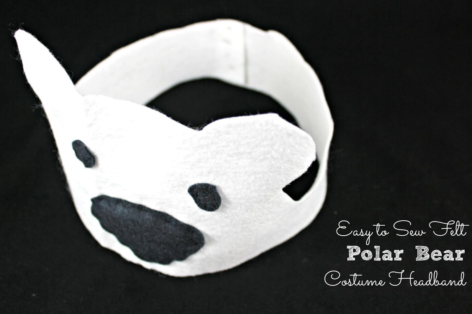 Polar Bear Headband Tutorial for Kids