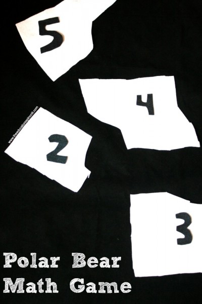 polar%2Bbear%2Bmath%2Bgame.jpg - The Educators' Spin On It Polar Bear Math Game with Iceberg Numbers on White Felt