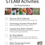 Checklist of Simple and Fun Preschool STEAM Activities