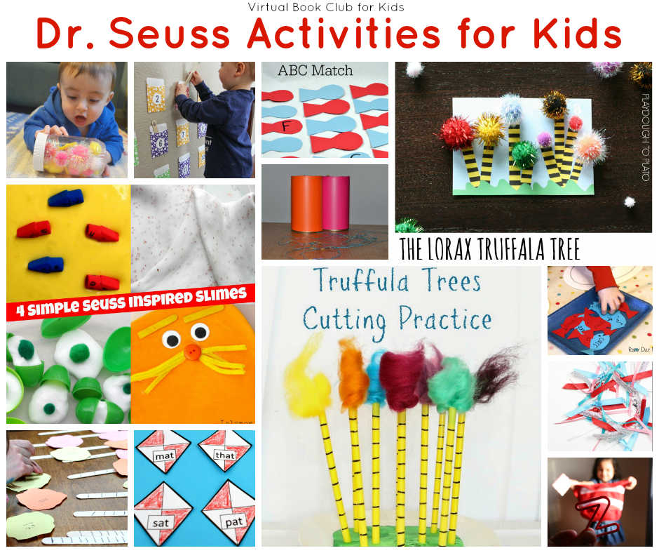 Collection of activities inspired by Dr. Seuss Books.