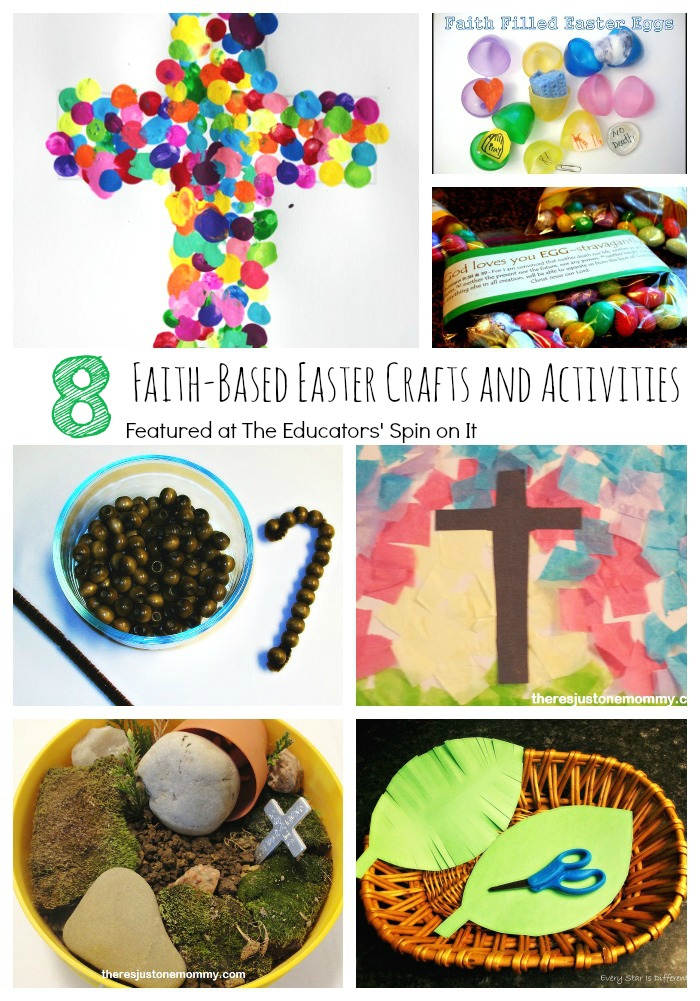 A collection of faith-based Easter crafts and activities for young children.
