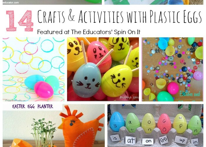 14 Crafts and Activities with Plastic Eggs