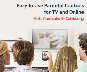 Tips for using Parental Controls Online and TV from ControlwithCable.org and The Educators' Spin On It