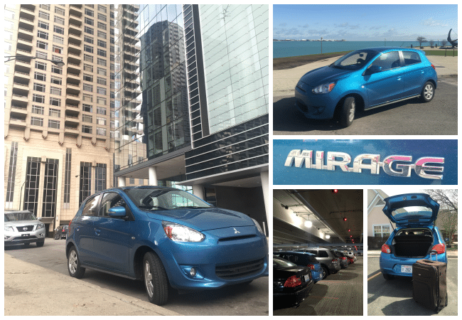 Test Drive of Mitsubishi Mirage in Chicago by Kim Vij 
