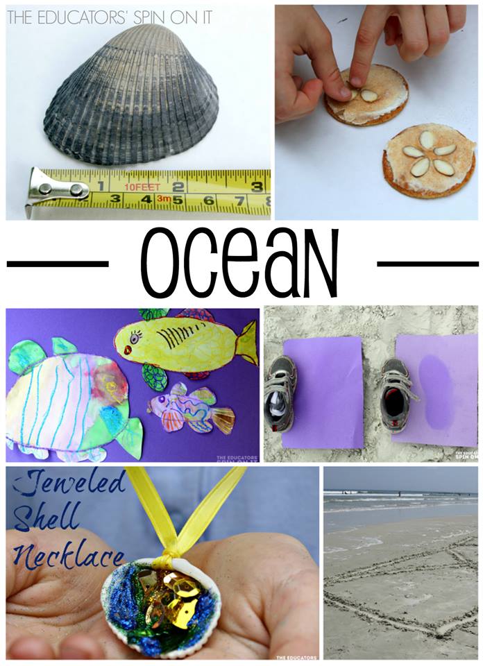 An entire week packed with fun ocean themed learning activities for kids. Math, science, crafts, cooking and MORE! PLUS another 5 themes make this the perfect summer camp for kids ages 3-7!