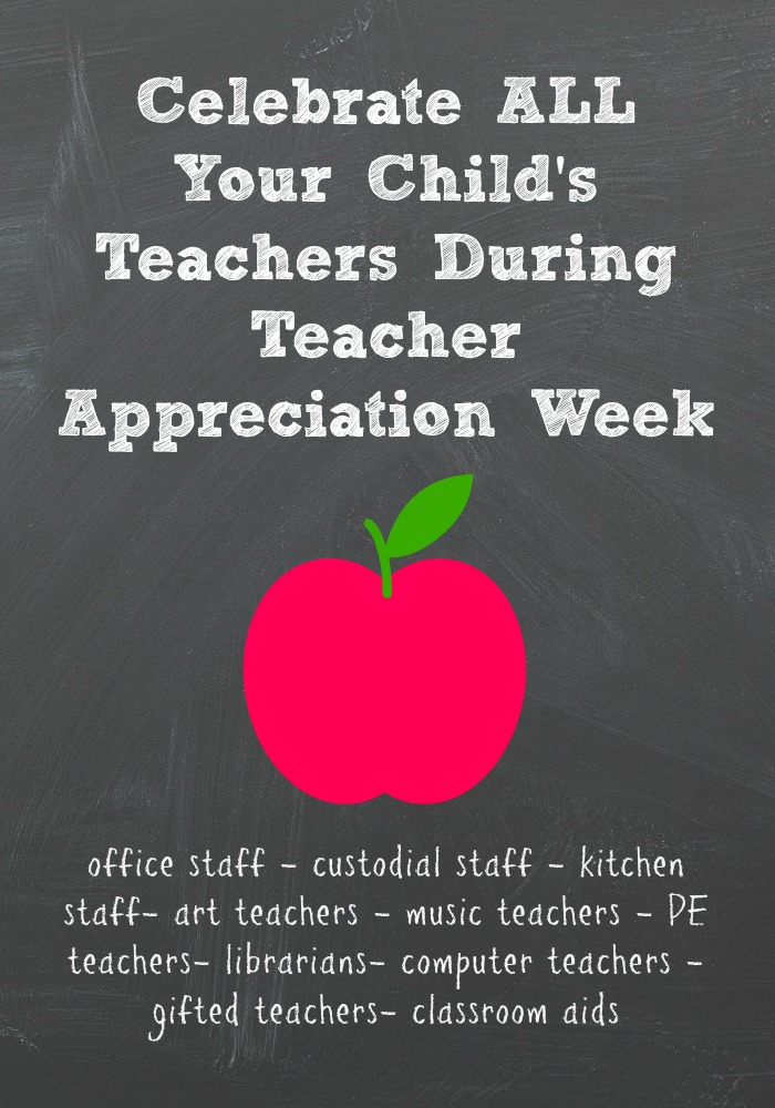 Teacher Appreciation Week Isn T Just For Homeroom Teachers The Educators Spin On It