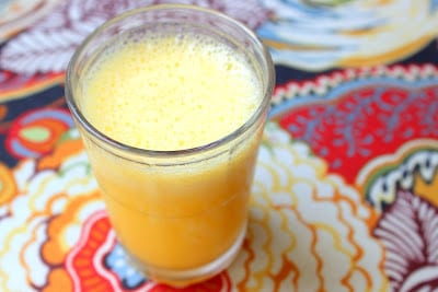 2 Ingredient Orange Juice Frosty Drink + Math, Writing, and Literacy Connections for Kids