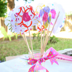 Handmade Painted Paper Mother's Day Flower Arrangement