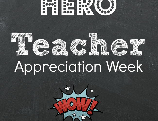 Super Hero Teacher Appreciation Week Ideas for Planning