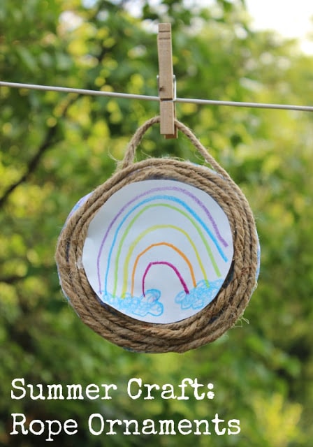 Craft Rope Ornament for Kids 