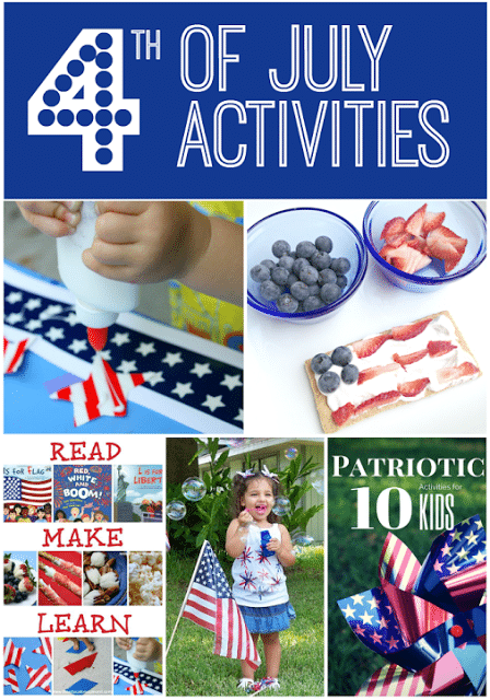 4th of  July Ideas for Kids to celebrate America's Birthday