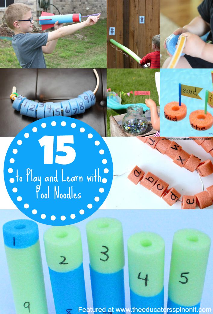15 Pool Noodles Activities for Kids