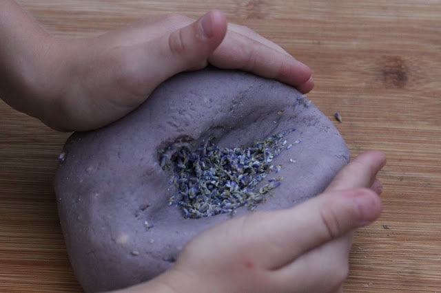 Lavendar playdough