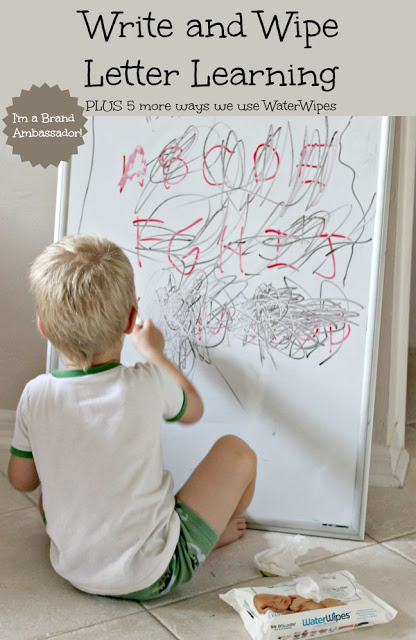 Write and Wipe Letter Learning Game for early learners