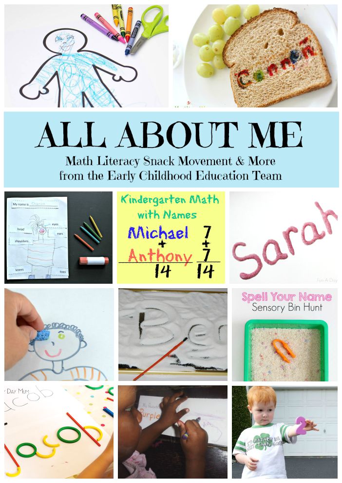 All About Me Themed Activities for Preschoolers