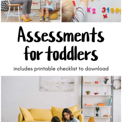 Assessments for toddlers?