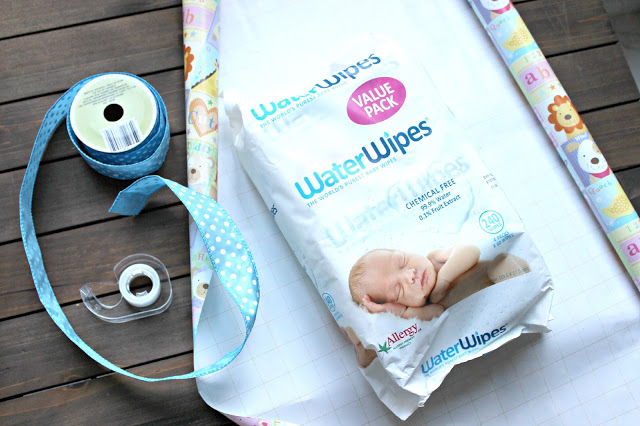 Paint Your Own Canvas Baby Shower with WaterWipes