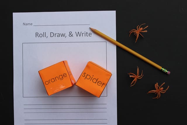   Fall Learning Games for Kids: Roll, Draw, and Write