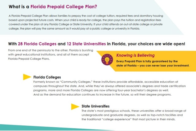  Florida PrePaid College Plan