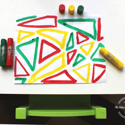 Teach My Child About Triangles: MATH + ART with Kwik Stix
