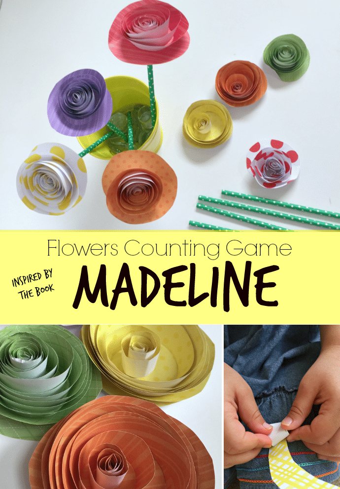 Flower Counting Game and Craft for Preschoolers 