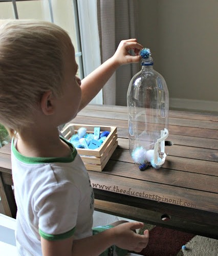 Winter Alphabet sensory Bin