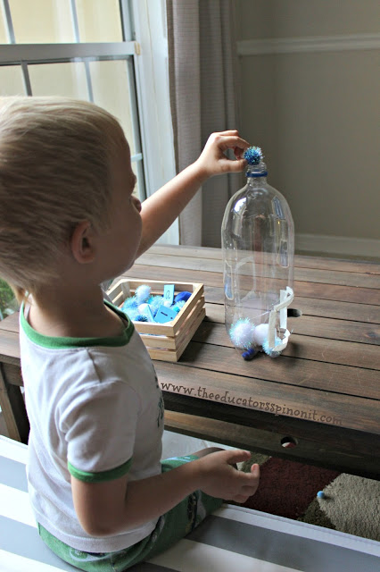 Winter Alphabet sensory Bin