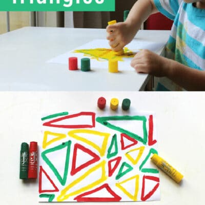 Teach My Child About Triangles: MATH + ART with Kwik Stix