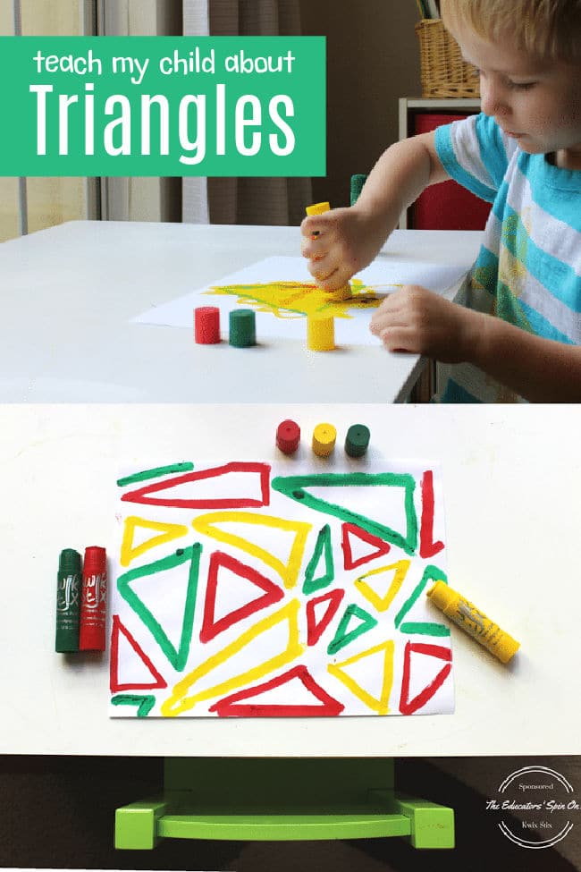 Teach My Child About Triangles with Kiwi Sticks