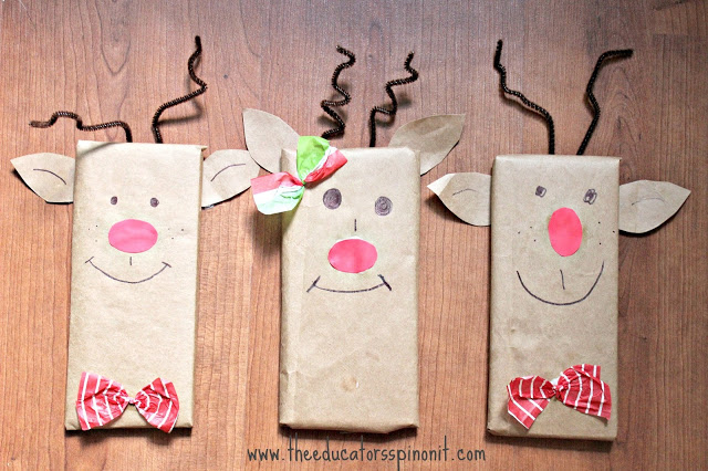 Reindeer Candy Bar Wrappers - The Educators' Spin On It