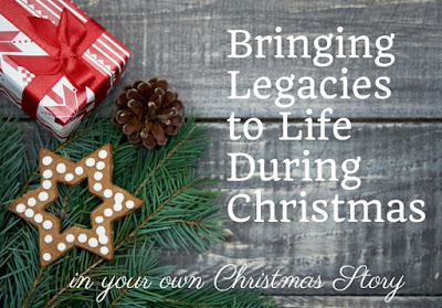 Bringing Legacies to Life During Christmas in your Own Christmas Story. Celebrating your loved ones through the traditions they share with us. Take time this holiday season to write them down together. 