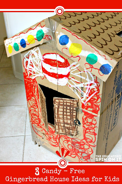 3 Candy-Free Gingerbread Houses that encourage kids to think, create, and build!