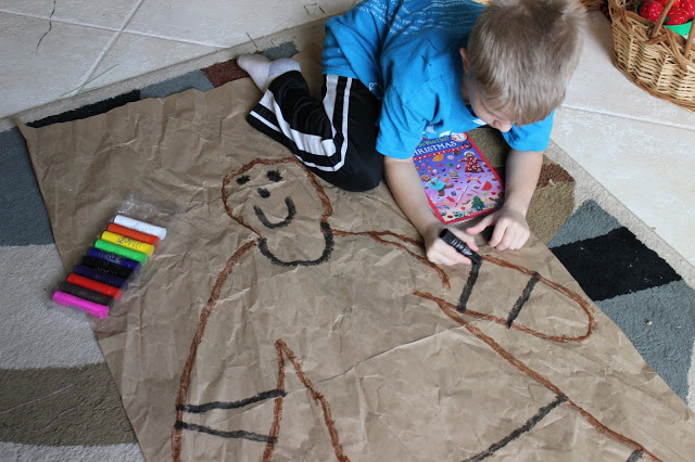 Giant Gingerbread writing activity