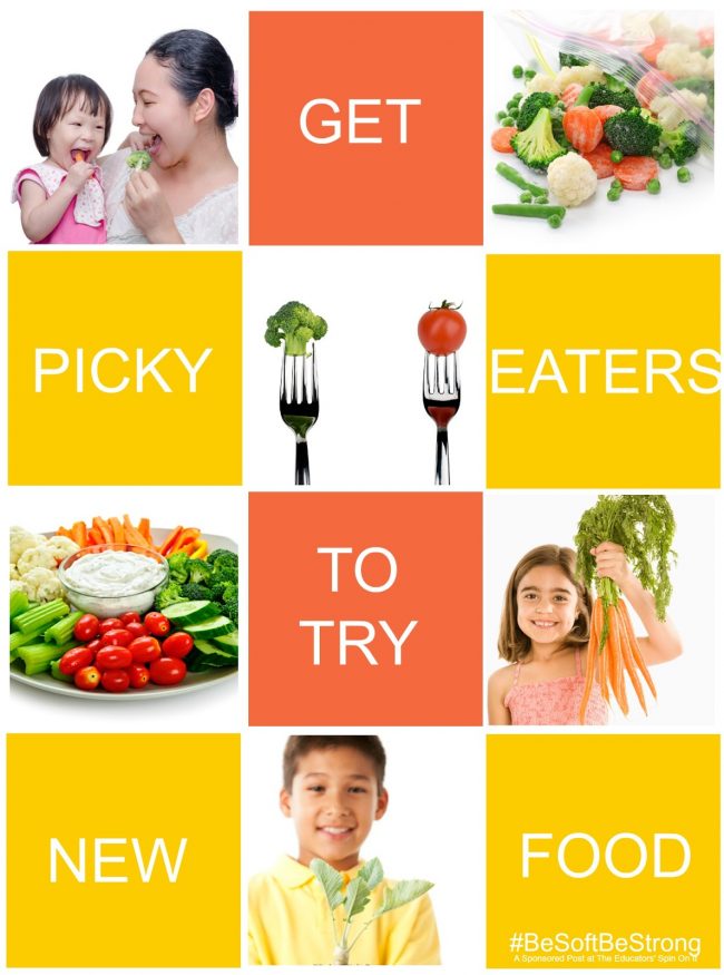 Parenting tips to get picky eaters to try new foods. 10 Parent Tested tips for healthy eating, get those veggies in!