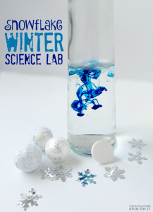 Snowflake Winter Science Lab for Kids #eduspin 