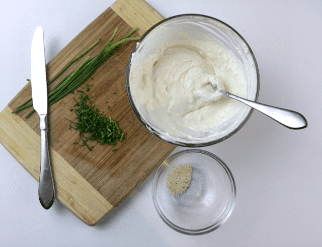 Soft Cheese Chive and Garlic Sauce 7