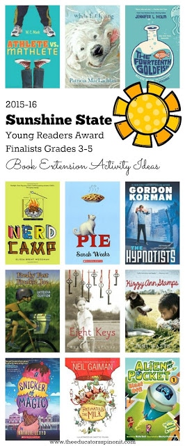 2015 -16 Sunshine State Young Readers Award Finalists Grade 3-5