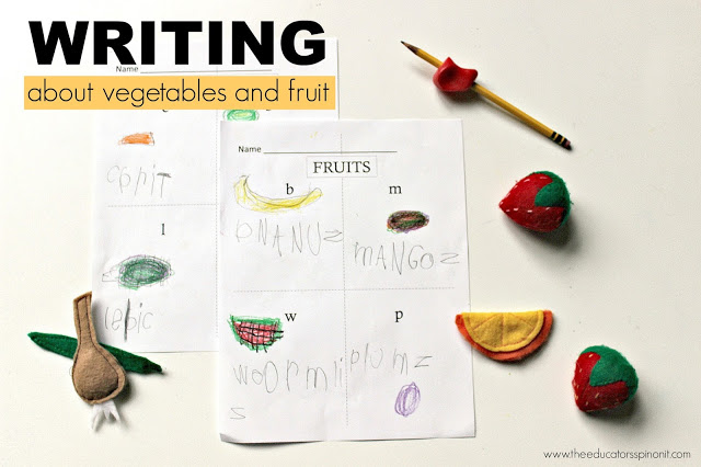 Writing About Fruits and Vegetables