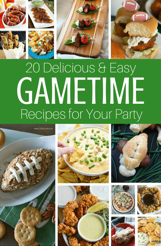 Game Day Appetizers for your party